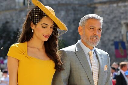 Royal Wedding: George Clooney e Amal alle nozze 7