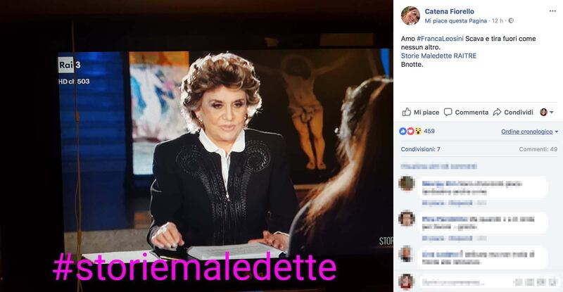 Franca Leosini, social in delirio per lei 6