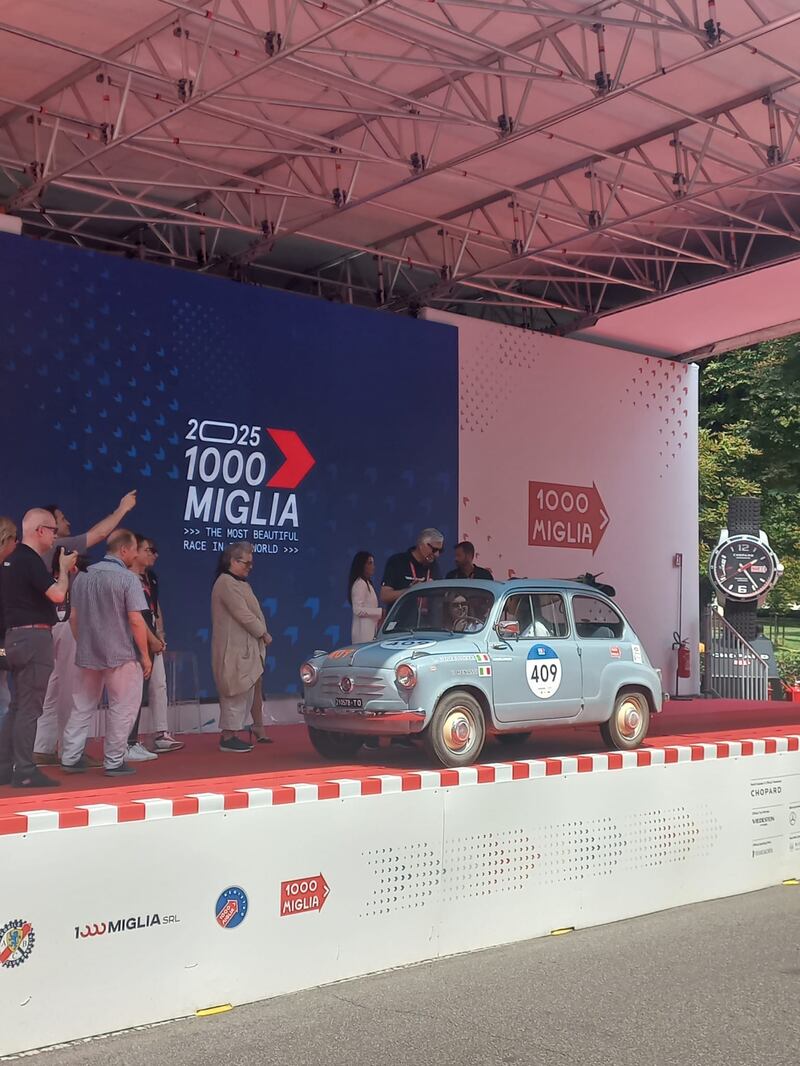 L’arrivo a Brescia