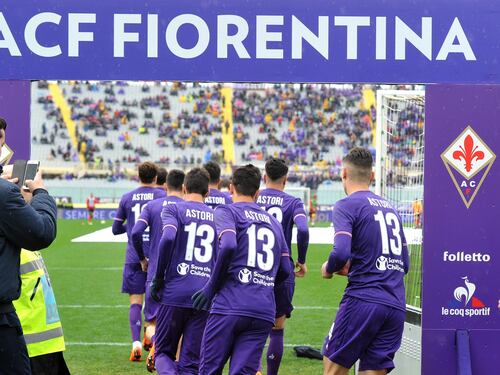 L'omaggio della Fiorentina a Davide Astori