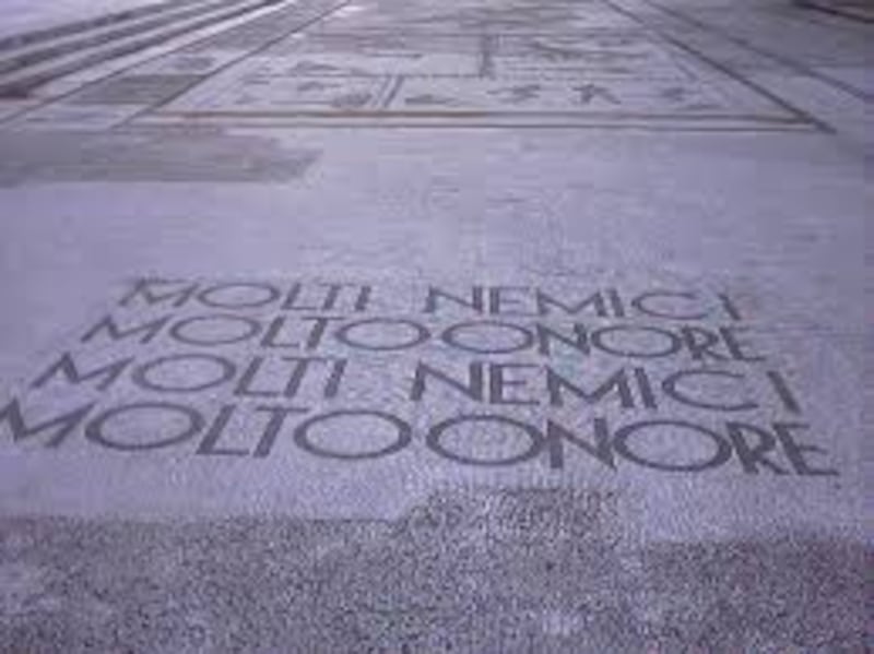 Foro Italico, Stadio dei Marmi: ecco i mosaici dedicati al Duce 2