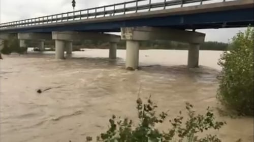 Maltempo in Veneto. Ponte della Priula: crolla il ponte 6