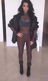 Kim Kardashian foto private con Kanye West 7