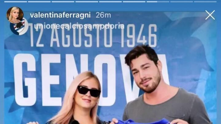 Valentina Ferragni: "Per amore sono diventata sampdoriana"