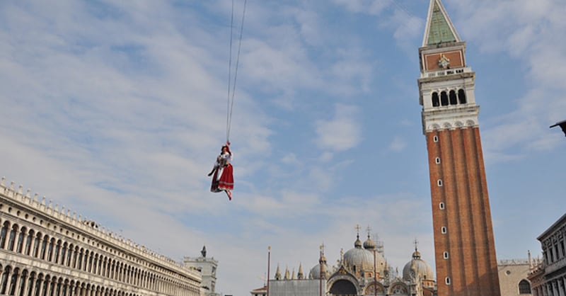 Venezia, volo dell'Angelo