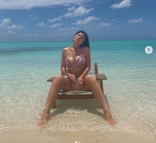 Kylie Jenner sexy in bikini, foto 1