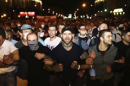 Bielorussia, proteste e scontri a Minsk 1