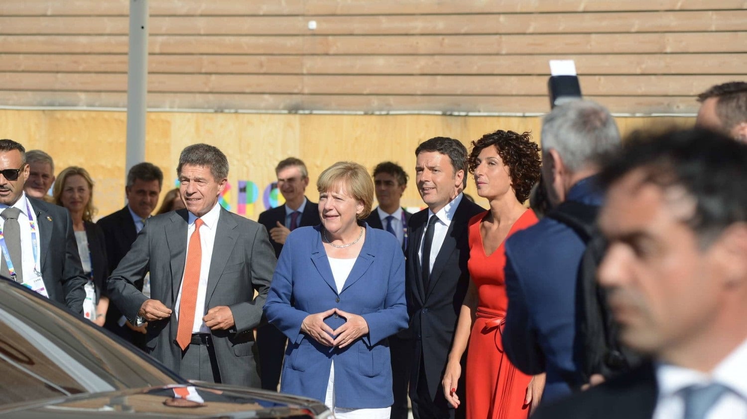 La Merkel visita Expo