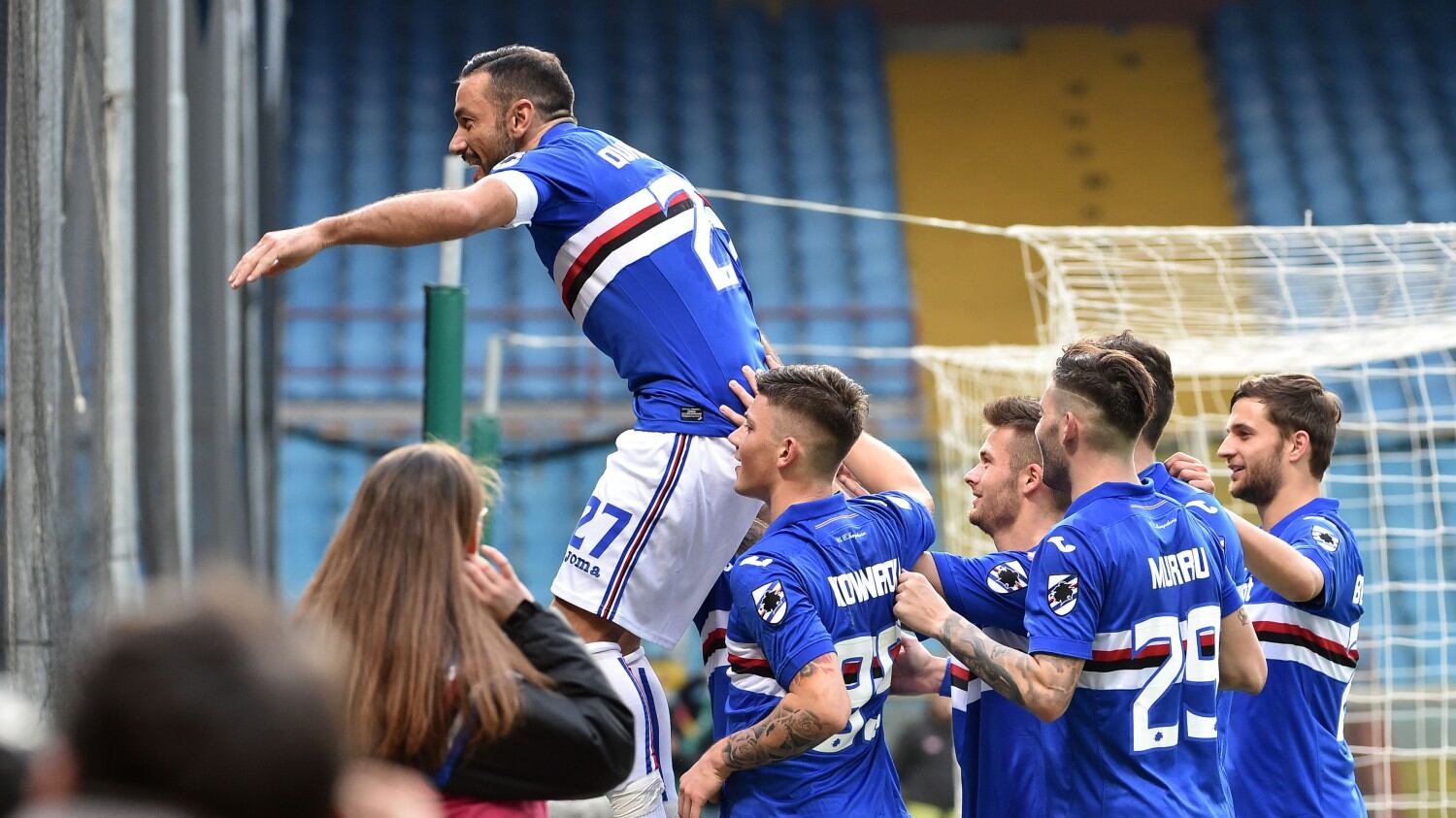Serie A, la Samp batte il Verona. Ok Torino e Genoa