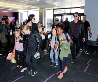 I "Brangelina" in aeroporto a Parigi 3