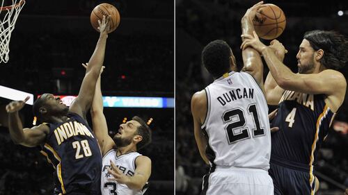 Il match tra Indiana e Spurs, con Messina sulla panchina 1