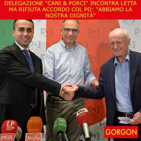 Ecco la satira del giorno. Letta incontra "Cani & Porci" 1