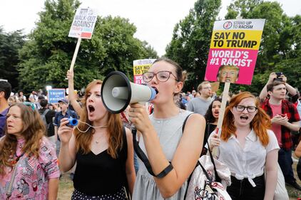 Proteste anti Trump nel Regno Unito 3