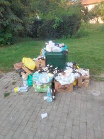 Il degrado dei giardini di Dergano 3