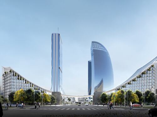 Dopo i tre grattacieli ecco il palazzo-onda