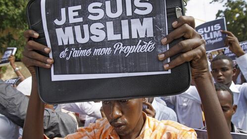 Proteste contro Charlie Hebdo in Niger 1