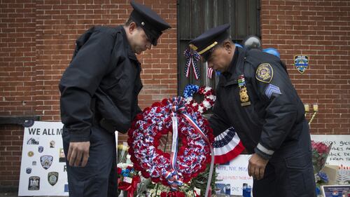 New York, l'addio ai due poliziotti uccisi 1