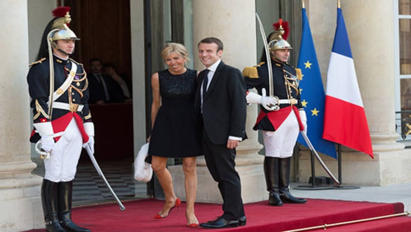 Macron e sua moglie: la prof del liceo 3