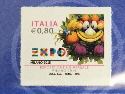 Foody arriva sulle lettere: francobollo per Expo