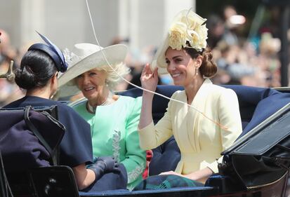 Royal Family, i Cambridge al Trooping the Colour: foto 9