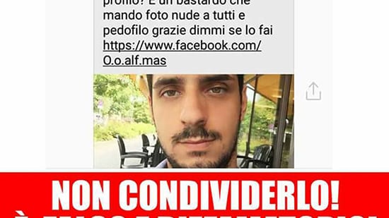 Facebook gli rovina la vita: "Io non sono un pedofilo"