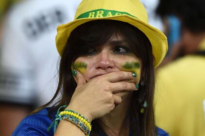 La disperazione dei tifosi brasiliani 20