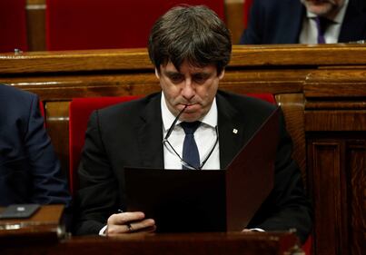 Le fasi del discorso sull'indipendenza di Puigdemont 24