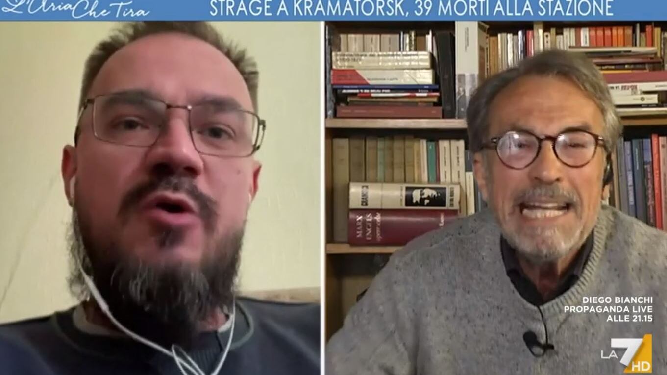 "Con chi abbiamo a che fare", "Pazzo!": scoppia il caos in tv