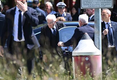 L'arrivo di Meloni e Mattarella a Modena 11