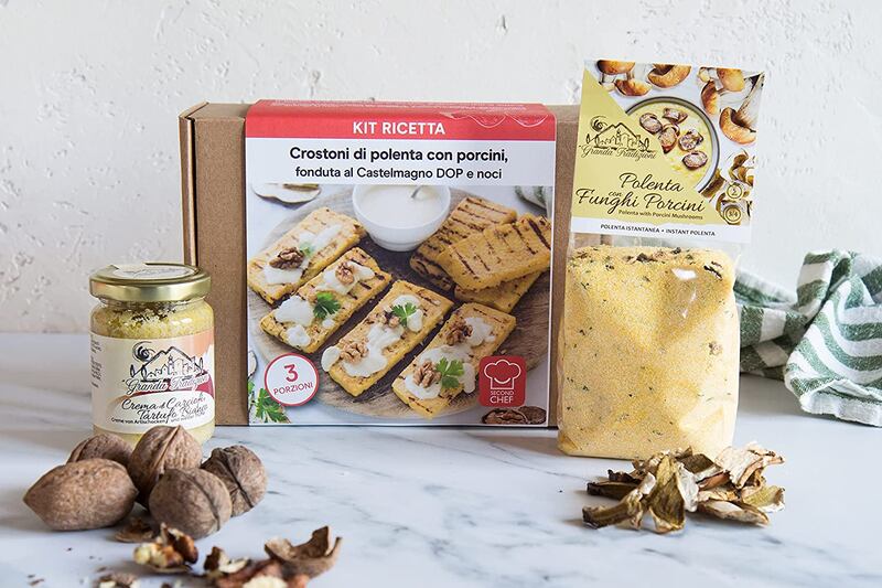 Kit ricetta polenta al Castelmagno DOP