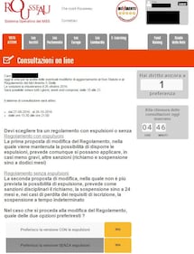 Il M5S vota per la modifica del regolamento 3