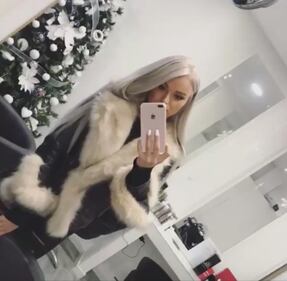 Mercedesz Henger, sexy in lingerie sui social 4
