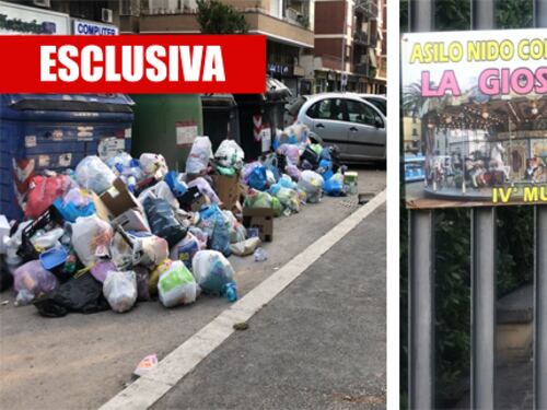 Casal Bruciato, bimbi ostaggio dell'immondizia. I genitori: "Preoccupati per la loro salute"