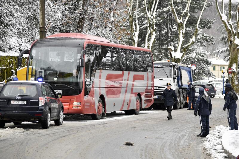 Neve e gelo sui Castelli romani 5