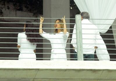Behati Prinsloo sul set di Victoria's Secret 8