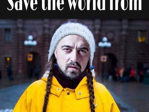"Save the world from Salvini". Quel fotomontaggio di Chef Rubio