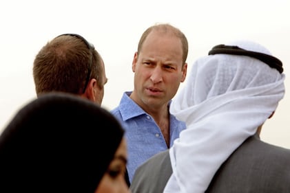 Il Principe William in Medio Oriente, foto 2