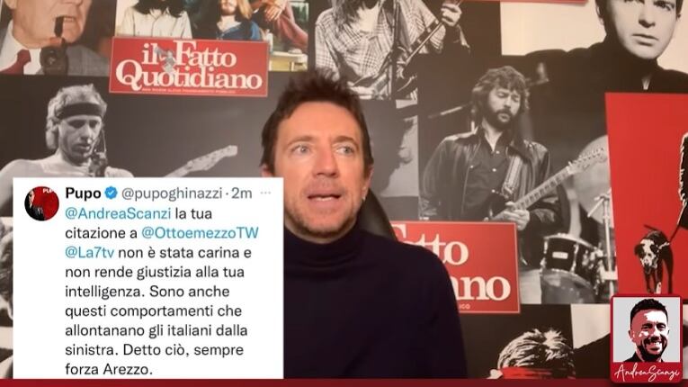"Non è stata carina". Botta e risposta Scanzi-Pupo, poi il chiarimento