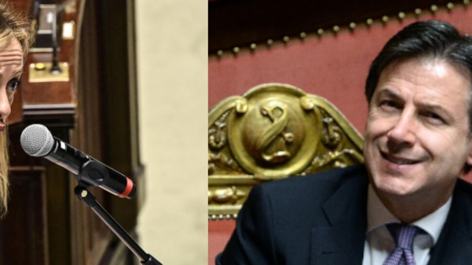 La Meloni parla e Conte ride: scoppia la polemica alla Camera