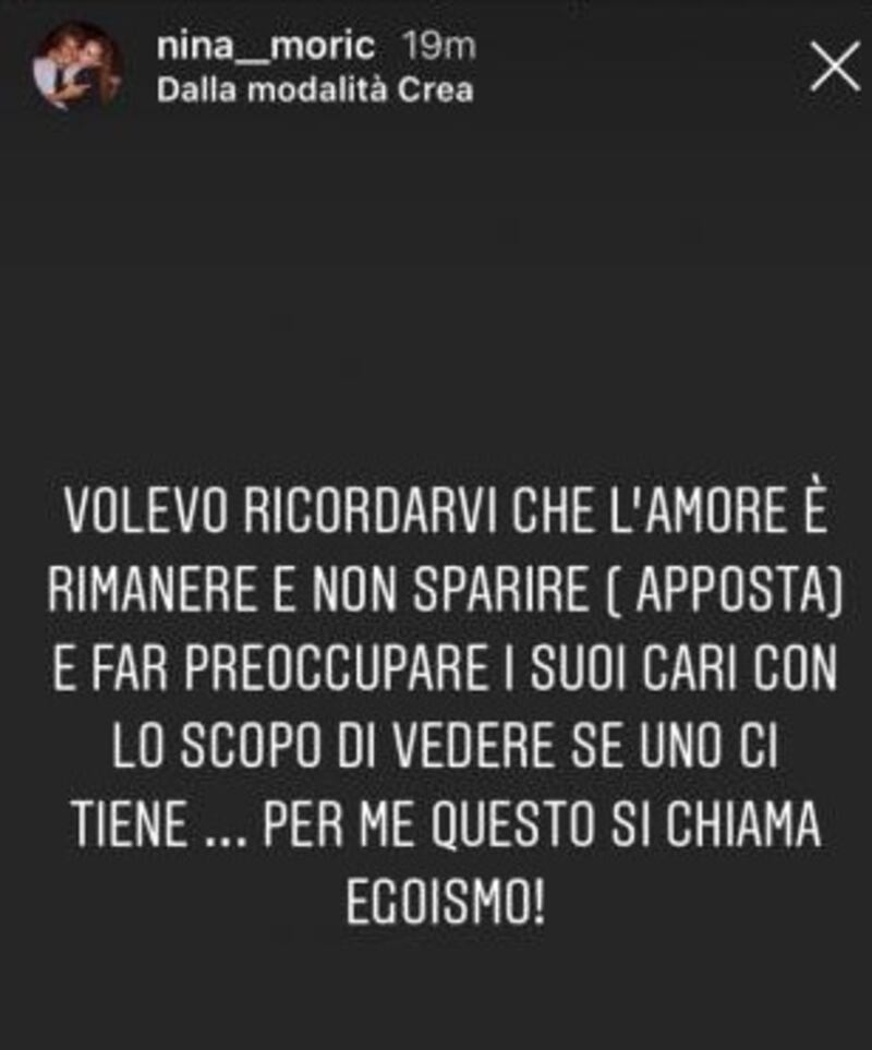 Nina Moric, post sparizione Favoloso