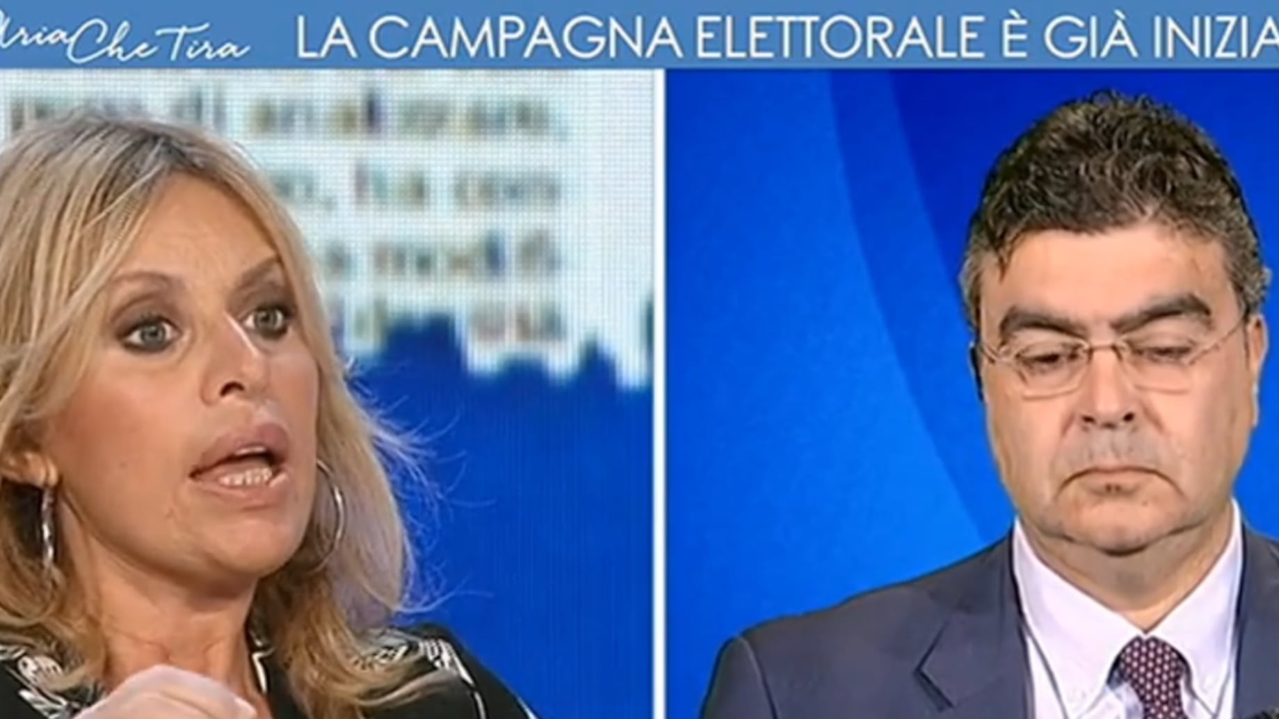 Petacci, l'attacco di Alessandra Mussolini: "Gene Gnocchi, tu sei un verme"