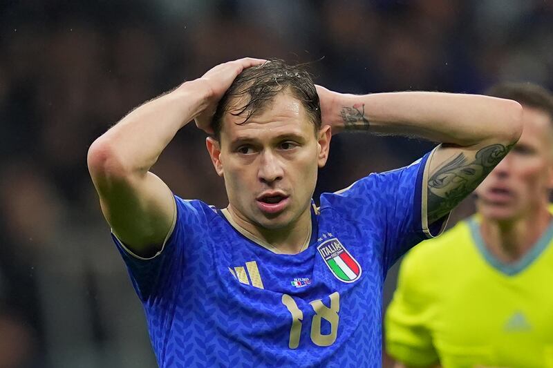 Italia Norvegia Barella delusione