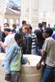 Il presidio sanitario ​in stazione a Milano 5
