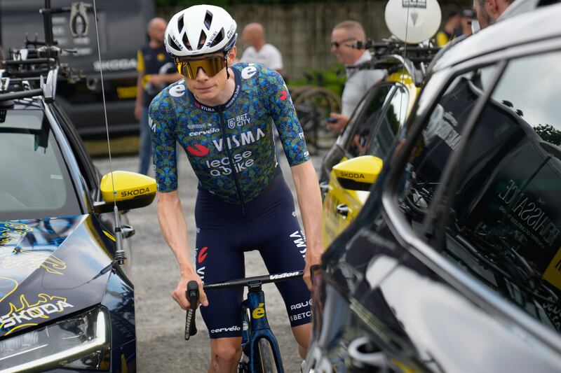 Tour 2024 Vingegaard allenamento Firenze