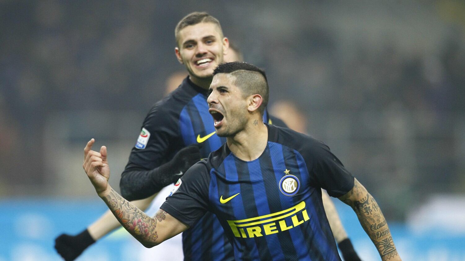 L'Inter spazza via la Lazio: doppio Icardi e Banega stendono i biancocelesti
