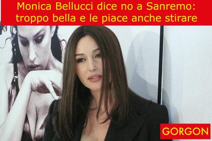 La satira del giorno: il no a Sanremo della Bellucci 1
