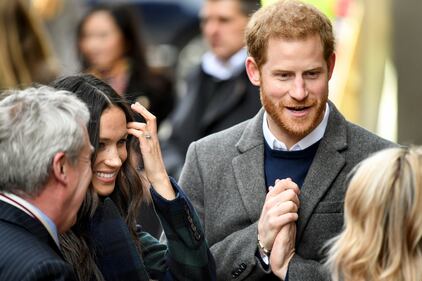 Meghan Markle raggiante col Principe Harry 8