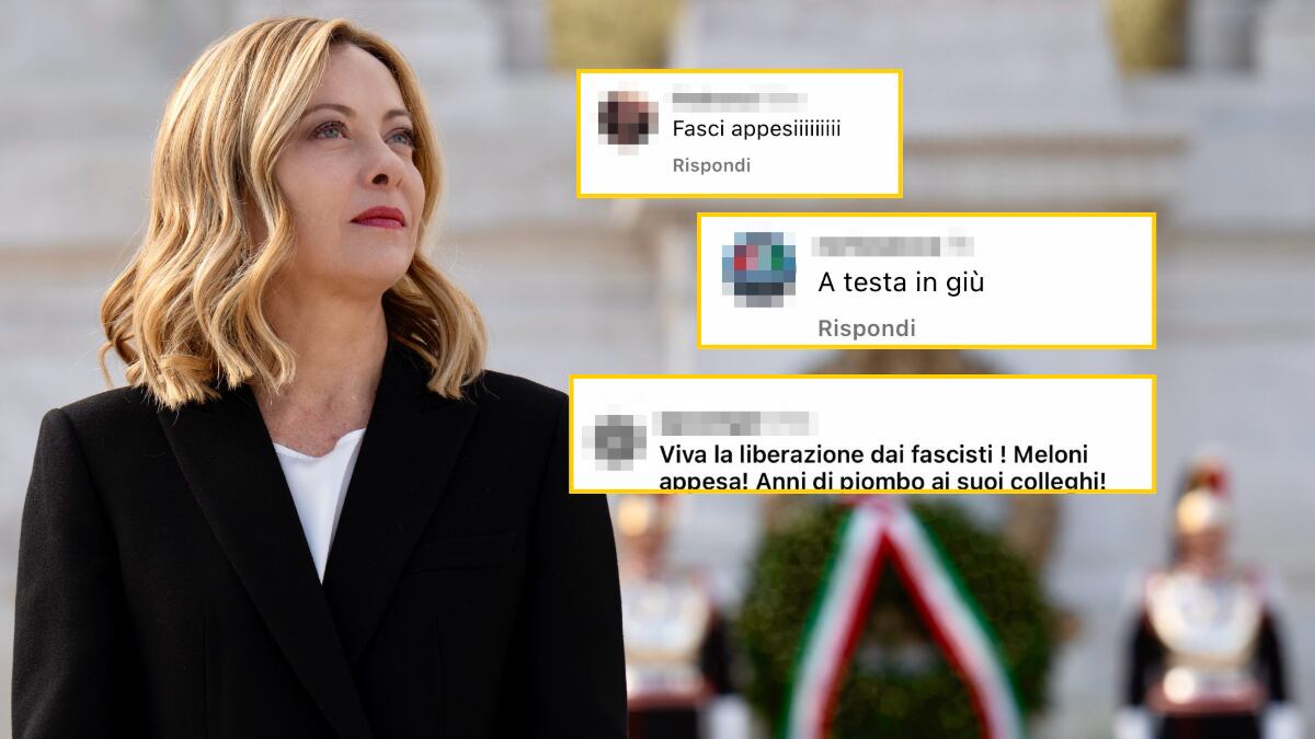 Meloni: "L'Italia sia unita". Ma sui social si scatena l'odio rosso: "Fasci appesi"