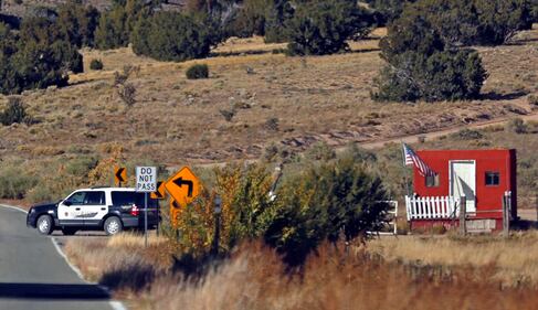 Il set del film Rust con Alec Baldwin  5