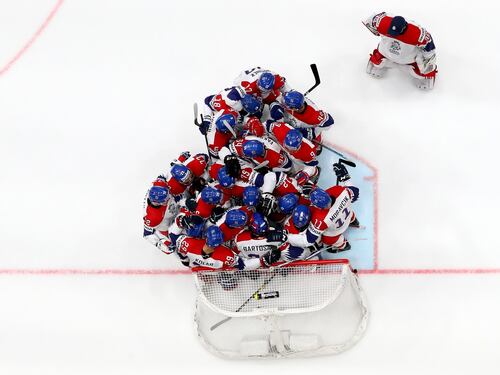 I campionati del mondo di hockey visti dall'alto